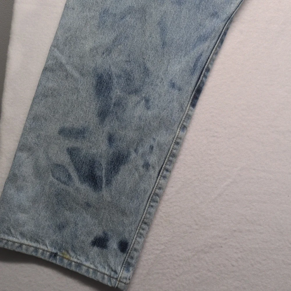 Levis 501 93 Jeans Mens 31x30 Blue Light‎ Wash Straight Button Fly Premium Denim